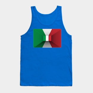 Italian flag 3d Tank Top